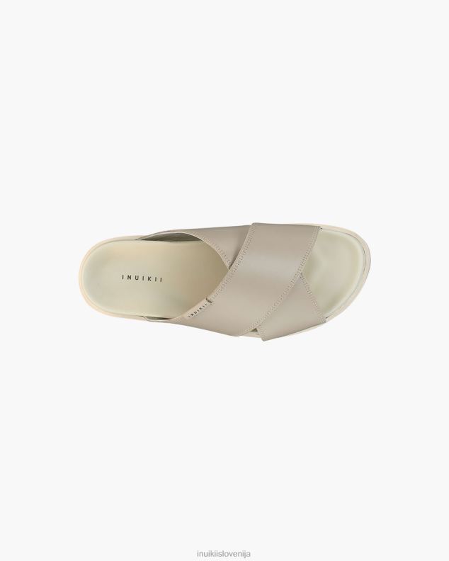 INUIKII moški prekrižano usnje HVNB349 obutev bež