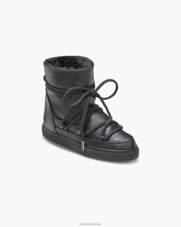 INUIKII ženske grozdna rezina HVNB212 obutev Črna