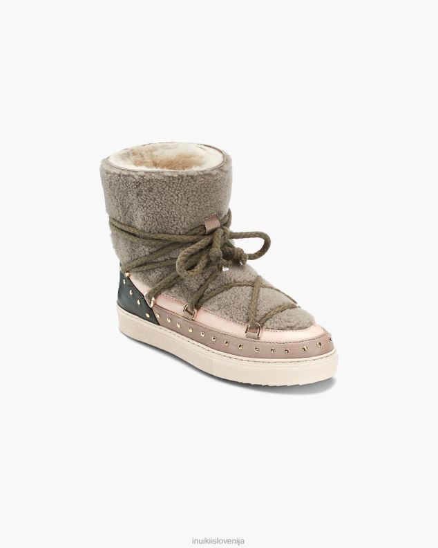 INUIKII ženske kodrasti kamen HVNB164 obutev olivno