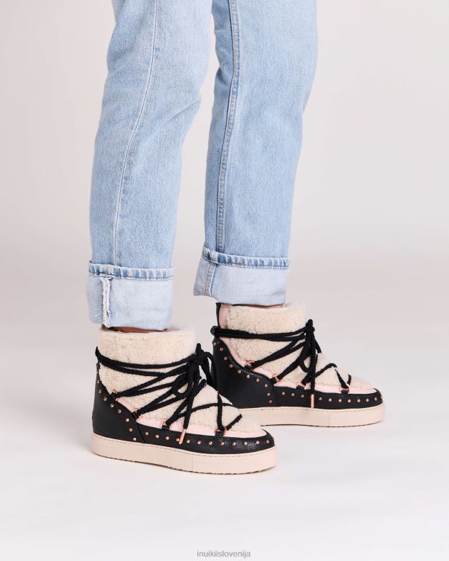 INUIKII ženske kodrasti kamen HVNB165 obutev cvetni list