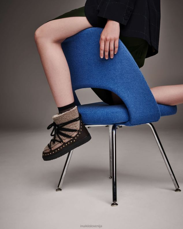 INUIKII ženske kodrasti kamen HVNB172 obutev taupe