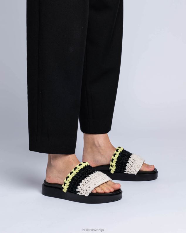 INUIKII ženske ohlapno pleteno belo HVNB87 obutev velikost