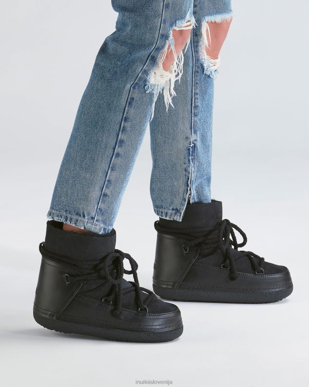 INUIKII ženske klasični škorenj HVNB120 obutev Črna