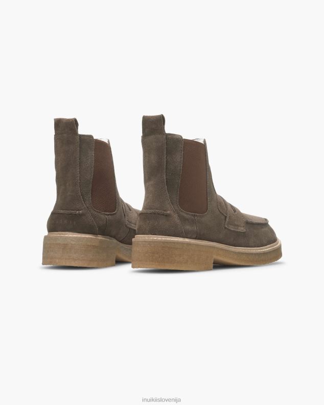 INUIKII moški chelsea velur HVNB363 obutev caffe