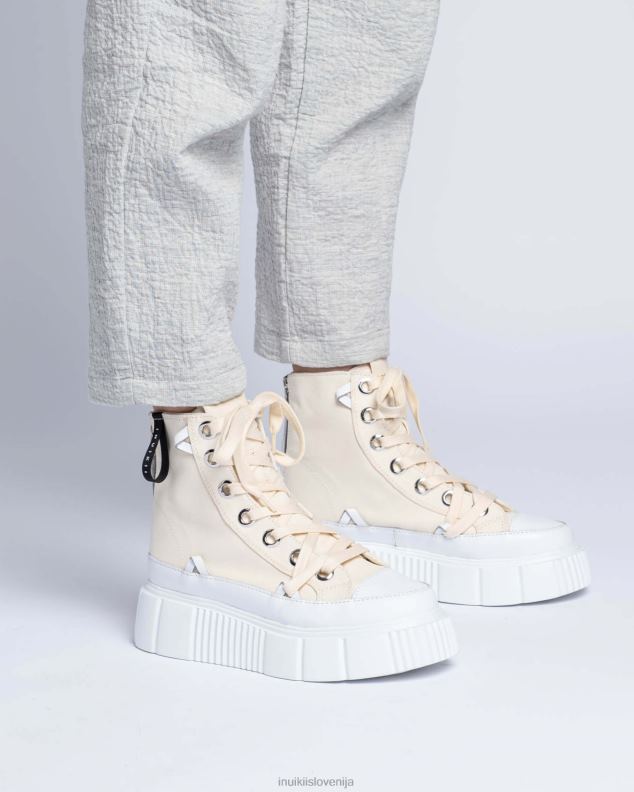 INUIKII ženske Matilda platno visoko 23 HVNB34 obutev bež