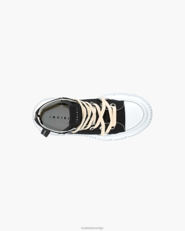 INUIKII ženske Matilda platno visoko 23 HVNB38 obutev Črna