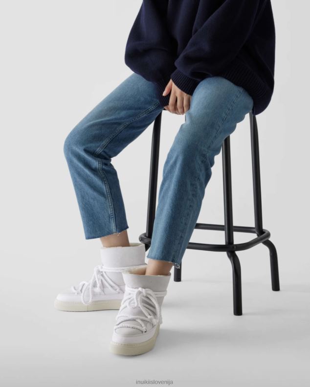 INUIKII ženske klasične superge HVNB143 obutev bela