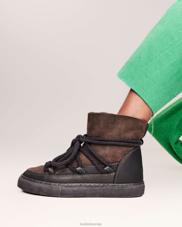 INUIKII ženske klasične superge HVNB144 obutev temno siva