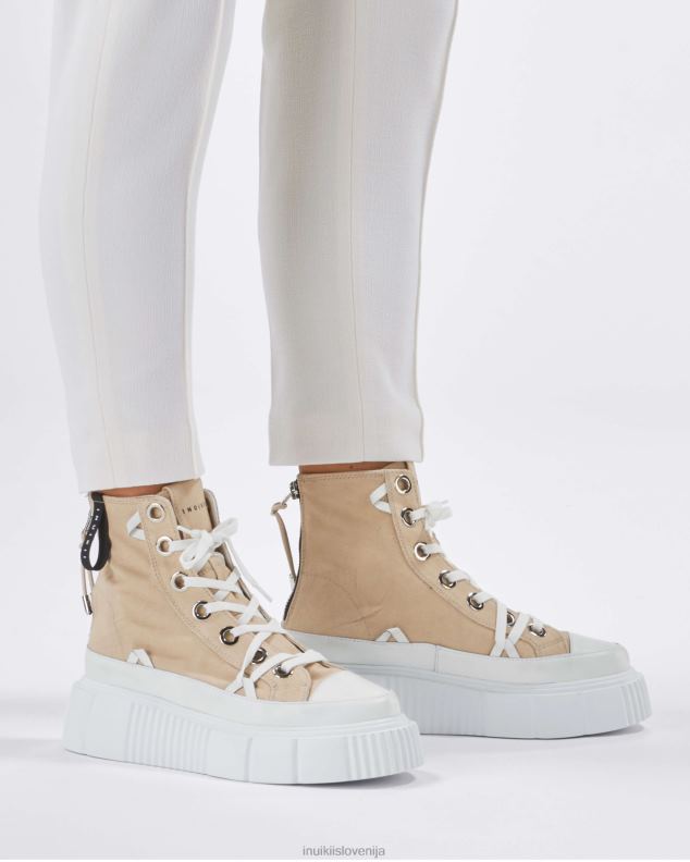 INUIKII ženske matilda platno vis HVNB33 obutev stara bež