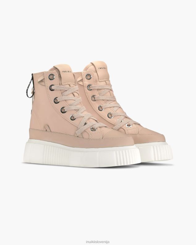 INUIKII ženske matilda usnjena visoka HVNB48 obutev gola