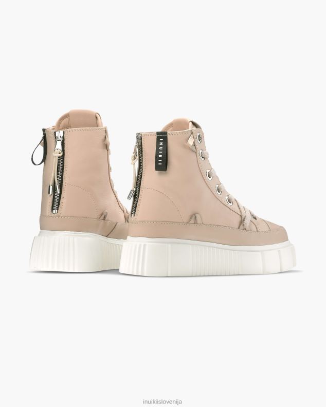 INUIKII ženske matilda usnjena visoka HVNB48 obutev gola