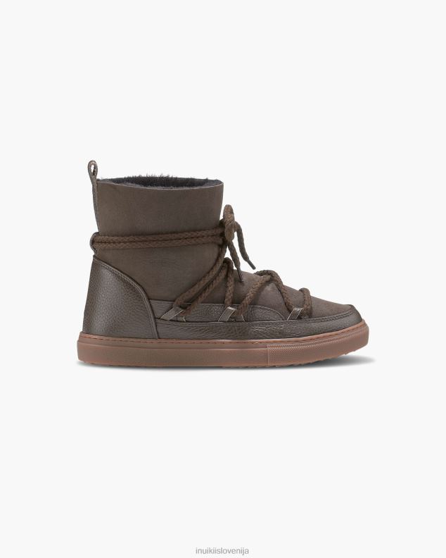 INUIKII moški klasične superge HVNB370 obutev temno rjava