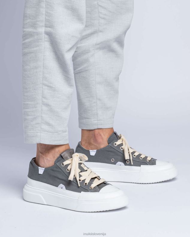 INUIKII moški platno lex nizko HVNB333 obutev siva