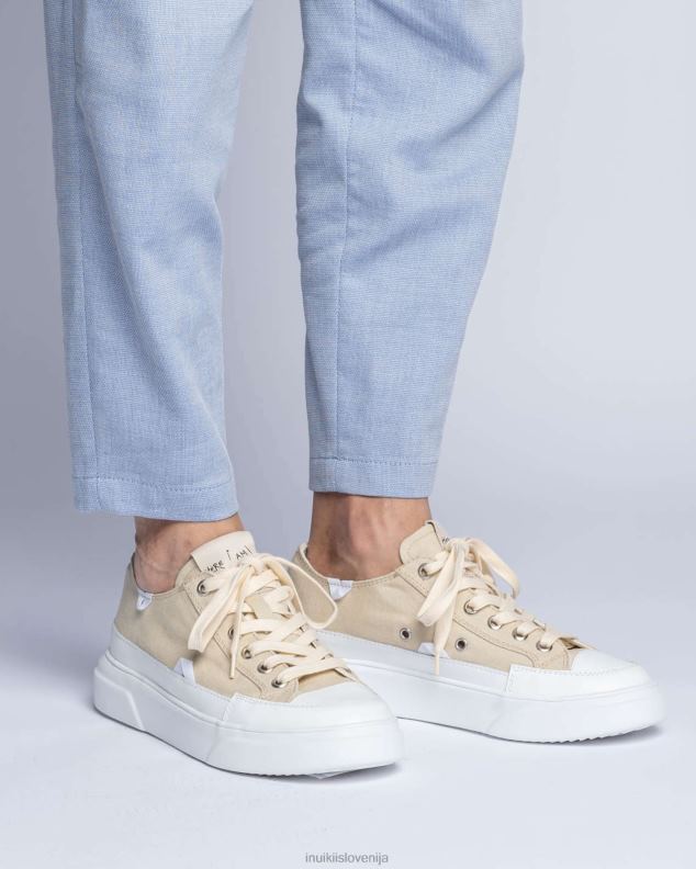 INUIKII moški platno lex nizko HVNB335 obutev bež