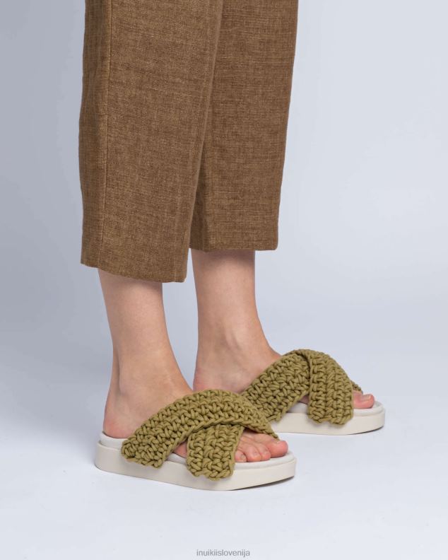 INUIKII ženske tkani HVNB20 obutev kaki