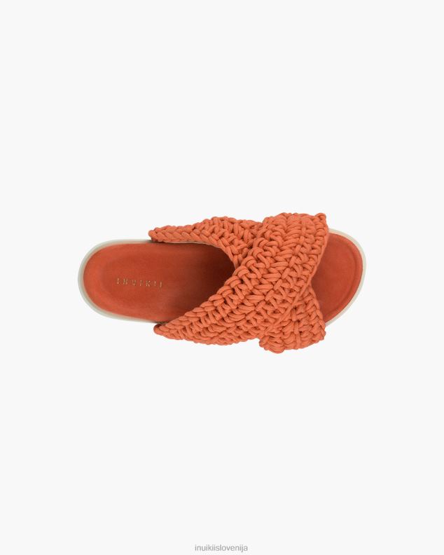 INUIKII ženske tkani HVNB23 obutev oranžna