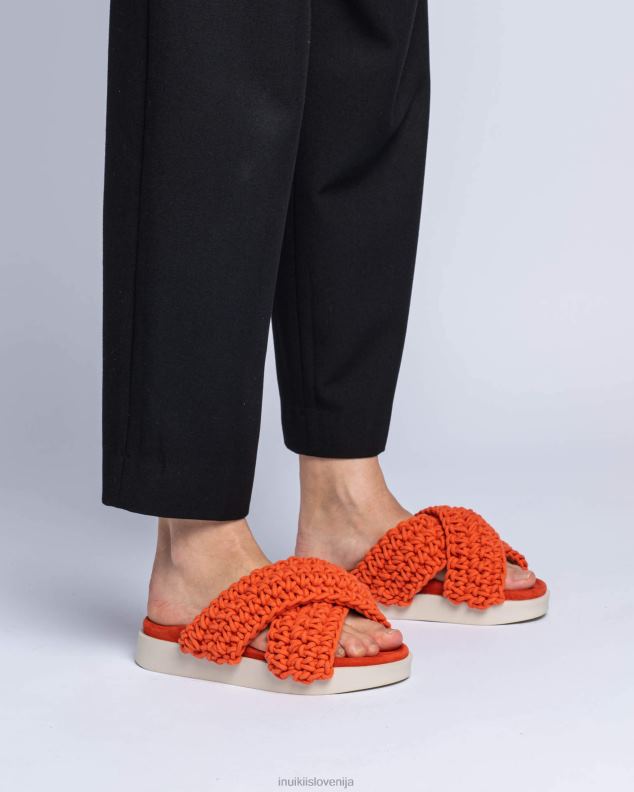 INUIKII ženske tkani HVNB23 obutev oranžna