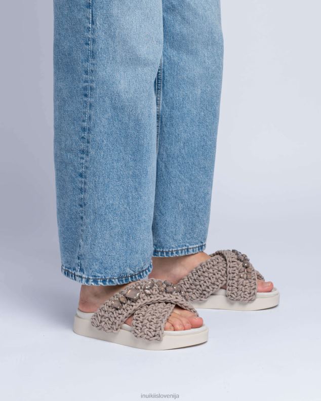 INUIKII ženske tkani kamni HVNB7 obutev taupe