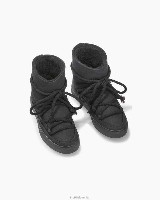 INUIKII ženske abaka HVNB113 obutev Črna