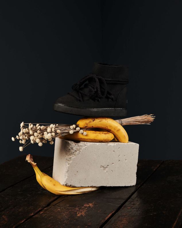 INUIKII ženske abaka HVNB113 obutev Črna