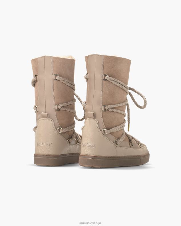 INUIKII ženske klasična visoka čipka HVNB128 obutev makroni