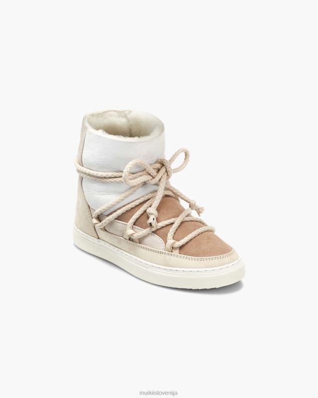 INUIKII ženske patchwork HVNB231 obutev umazano bela