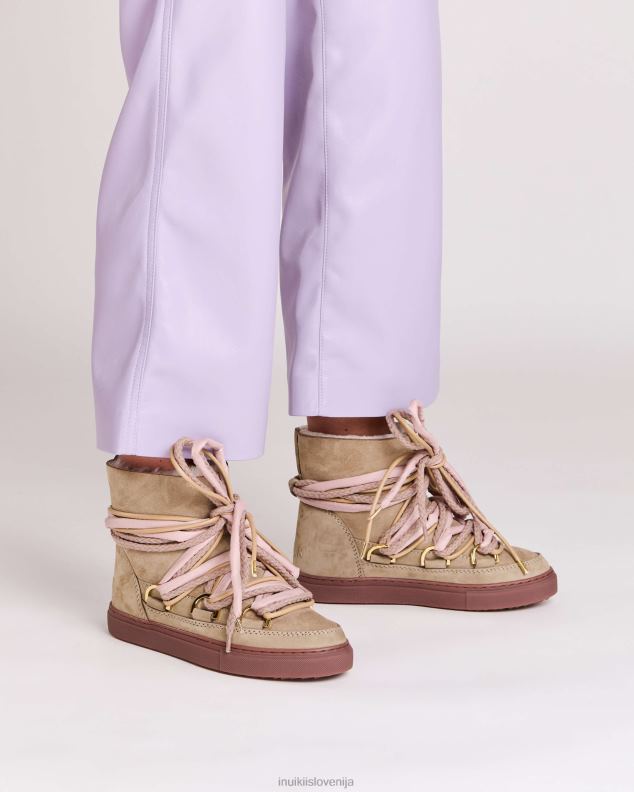 INUIKII ženske trojna čipka HVNB256 obutev bež