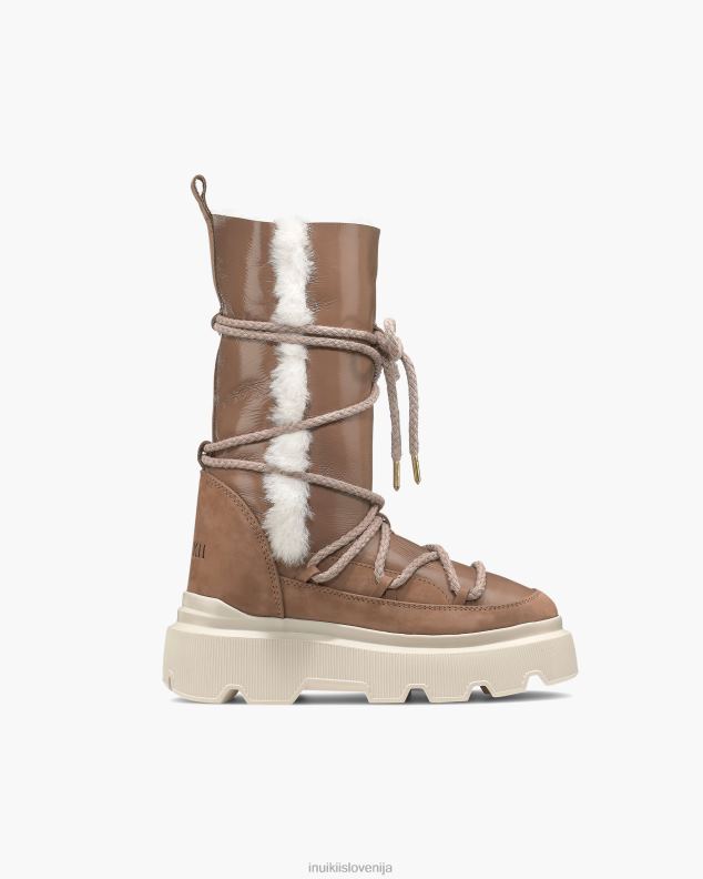 INUIKII ženske vzdržljivost udobno nizka HVNB181 obutev rjav