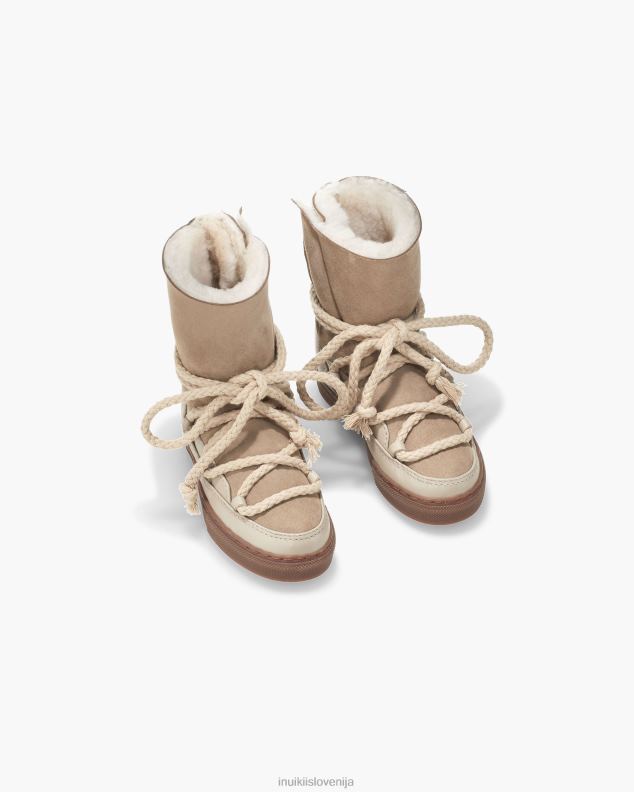 INUIKII otroci klasična visoka HVNB384 obutev bež