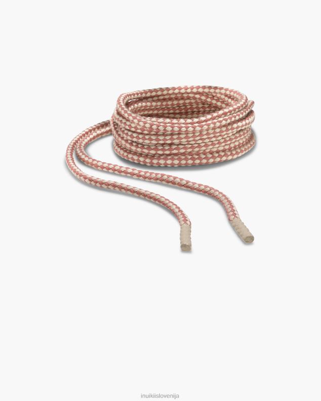 INUIKII ženske dvobarvna bombažna čipka HVNB319 dodatki rose-cru