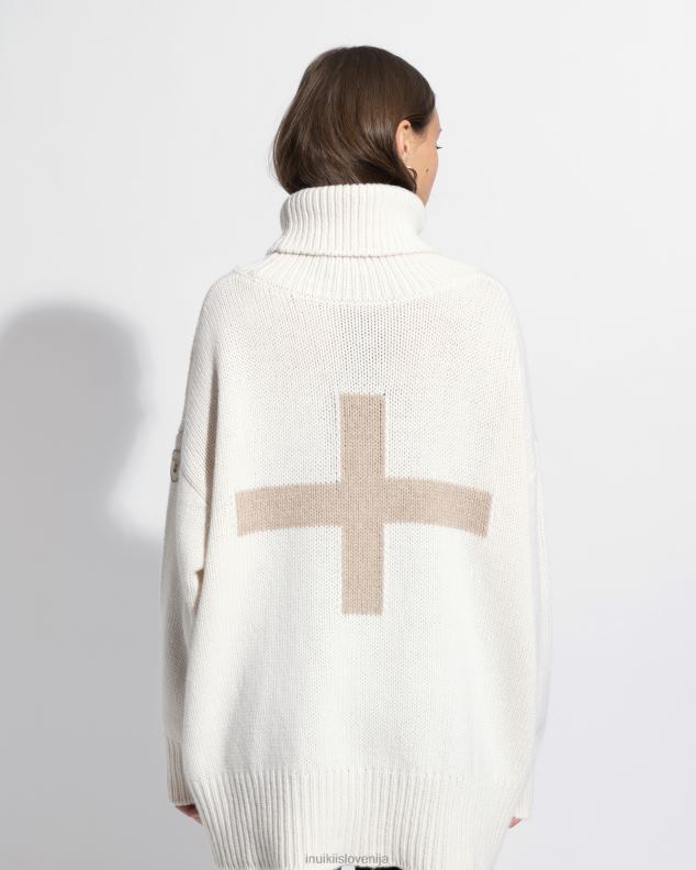 INUIKII x WN ženske pulover HVNB281 oblačila krema