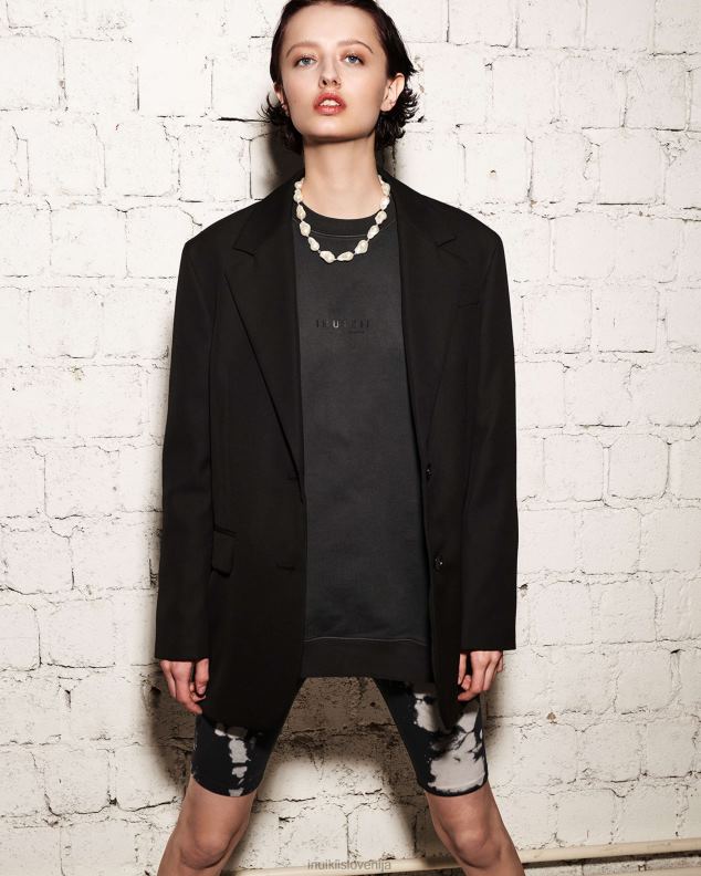 INUIKII ženske pulover zurich-stockholm HVNB274 oblačila Črna